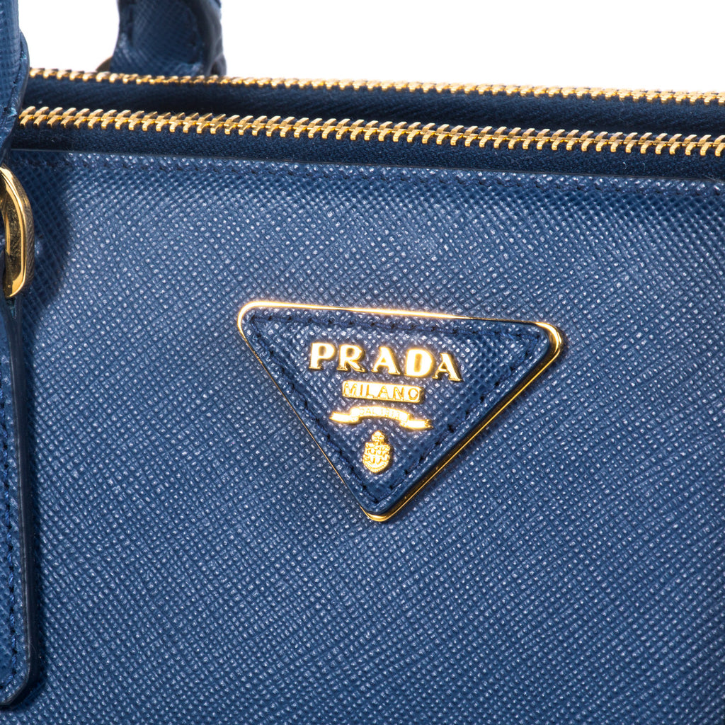 Shop authentic Prada Saffiano Lux Double Zip Small at revogue for