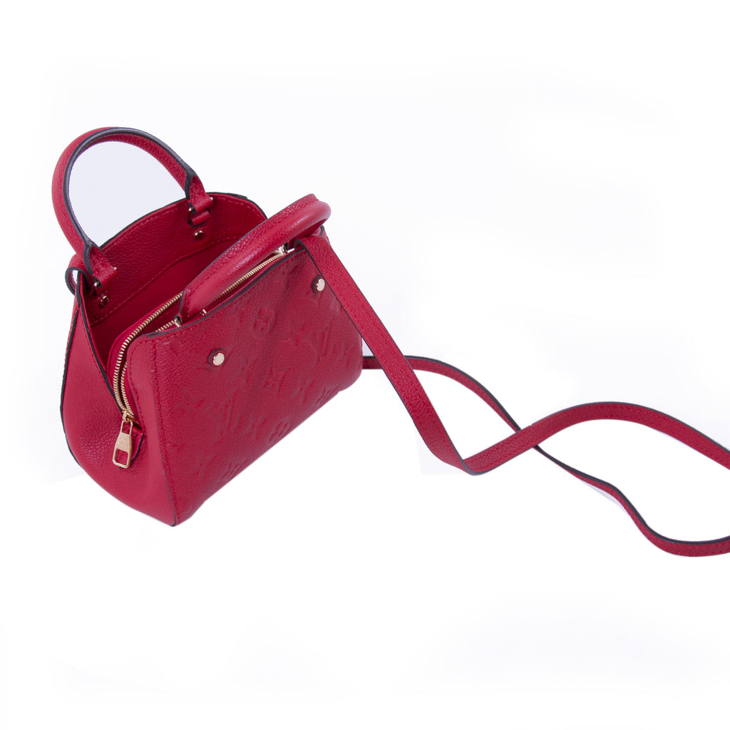 Louis Vuitton Monogram Empreinte Leather NéoNoé MM Navy and Red - A World  Of Goods For You, LLC