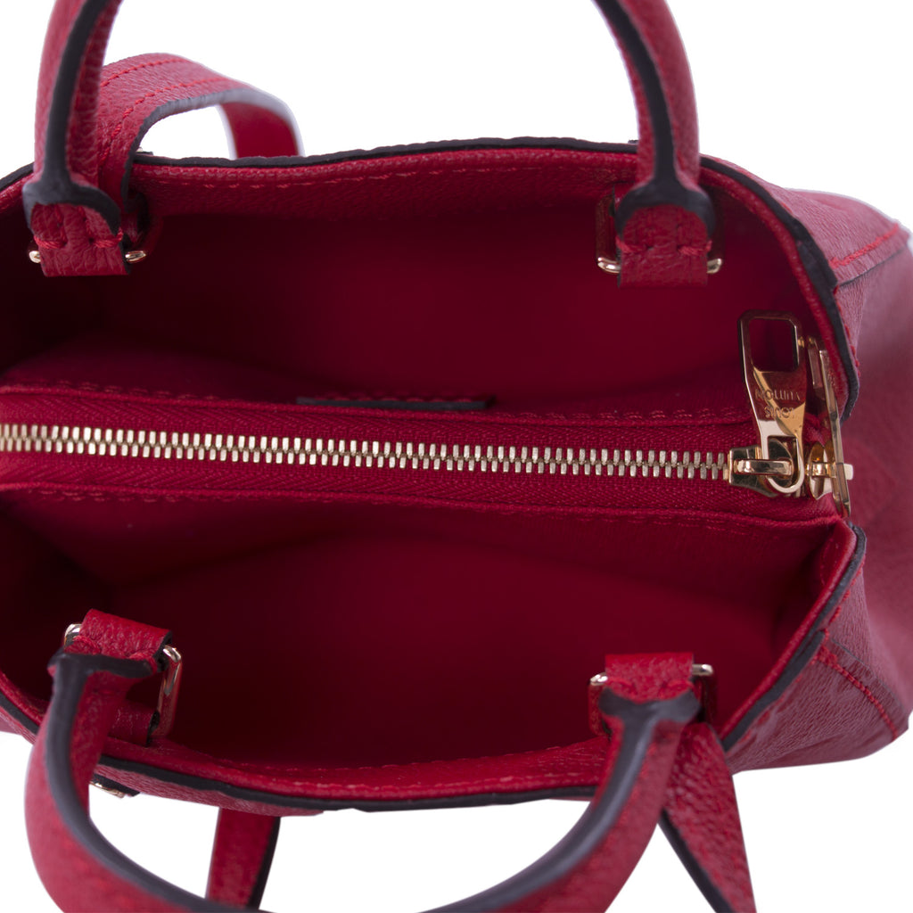 Louis Vuitton Cerise Monogram Empreinte Montaigne Nano QJB0B71DRC000