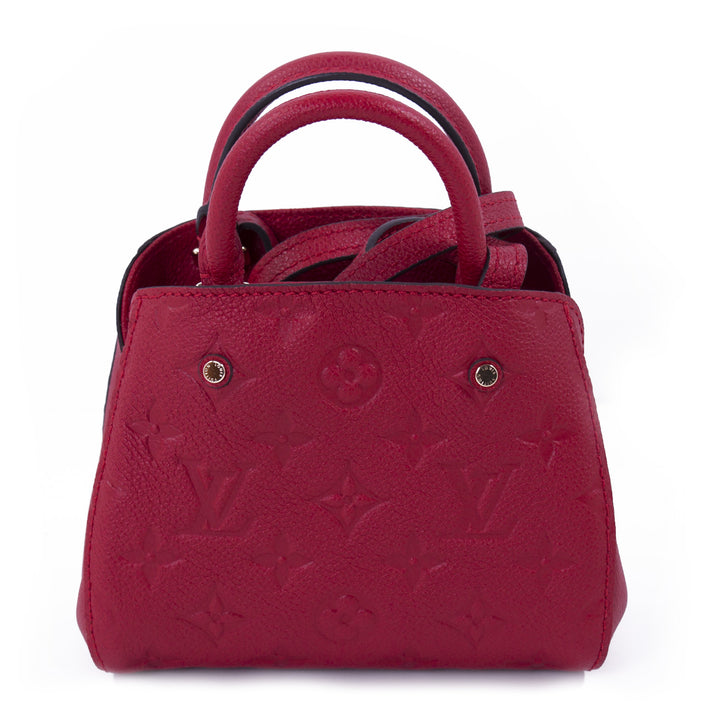 Louis Vuitton Monogram Empreinte Montaigne Nano Bags Louis Vuitton - Shop authentic new pre-owned designer brands online at Re-Vogue