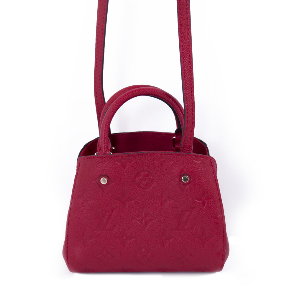 Louis Vuitton Monogram Empreinte Leather NéoNoé MM Navy and Red - A World  Of Goods For You, LLC