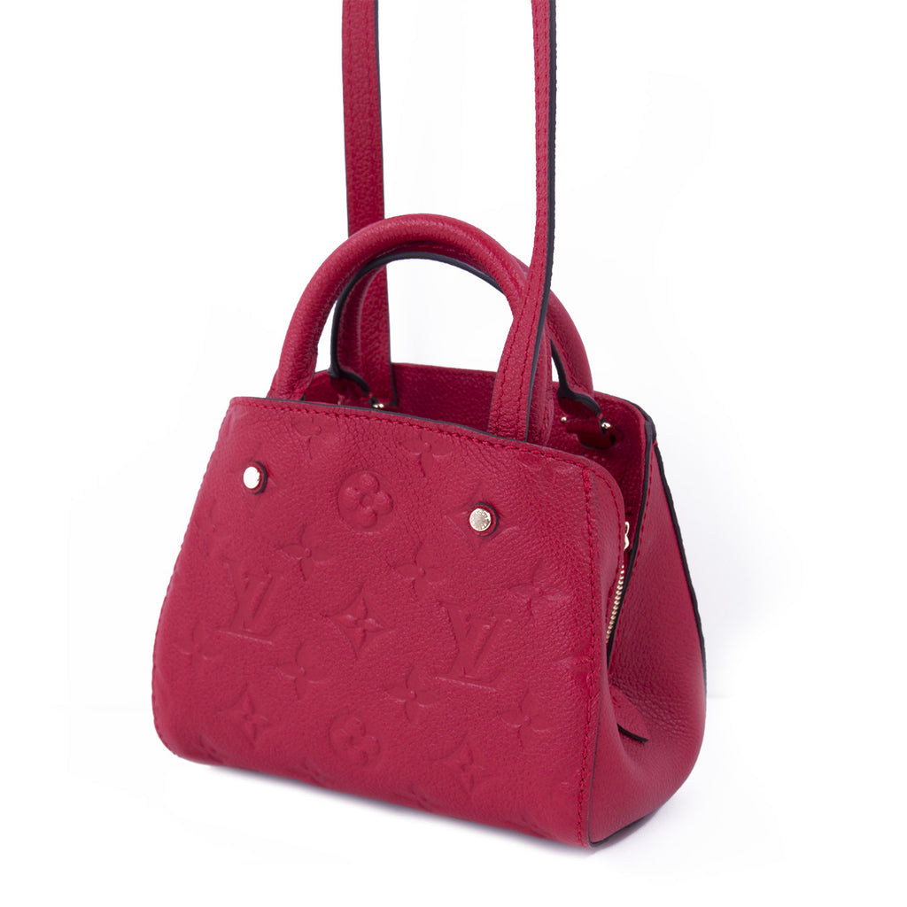 Louis Vuitton Monogram Empreinte Leather NéoNoé MM Navy and Red - A World  Of Goods For You, LLC