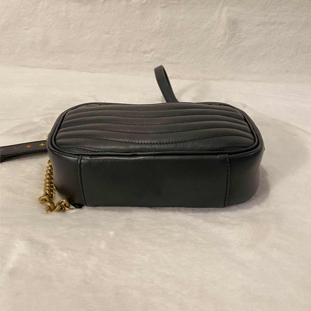 Louis Vuitton Black New Wave Camera Bag –