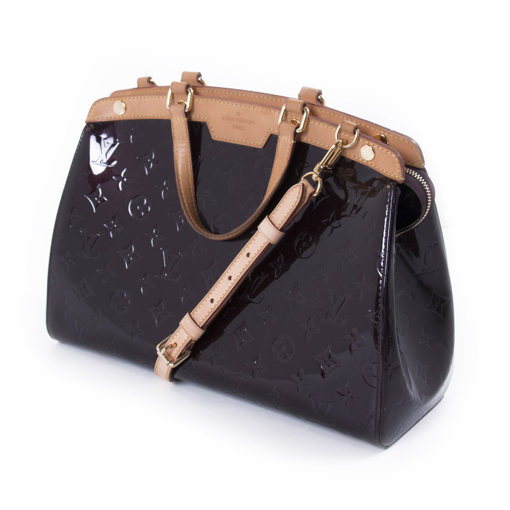 AUTHENTIC Louis Vuitton Brea Vernis Amarante MM PREOWNED (WBA264) – Jj's  Closet, LLC