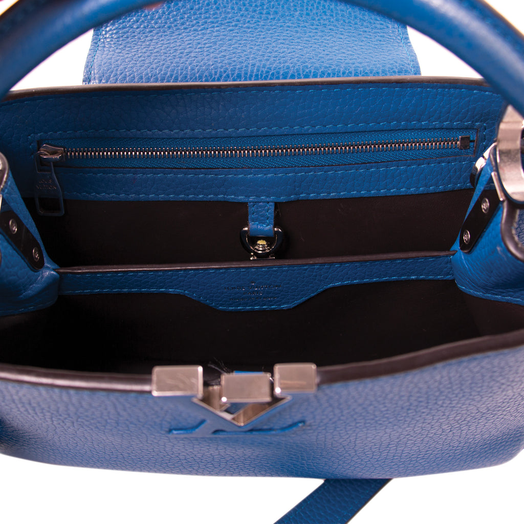 Louis Vuitton Taurillon Capucines BB w/ Strap - Blue Shoulder Bags,  Handbags - LOU802617