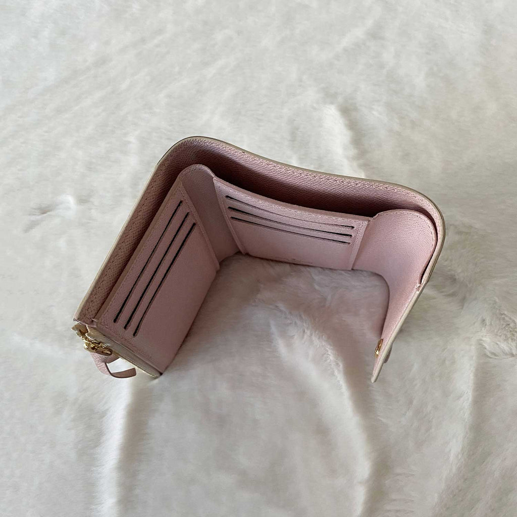 Victorine Wallet Damier Azur – Keeks Designer Handbags