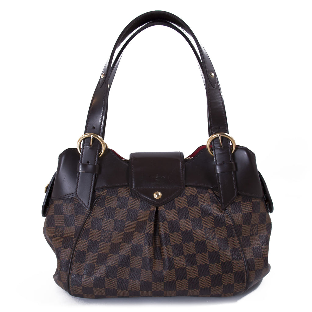 Shop authentic Louis Vuitton Damier Ebene Sistina PM at revogue