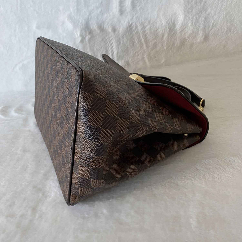 Louis Vuitton Damier Ebene Canvas Bergamo MM Bag