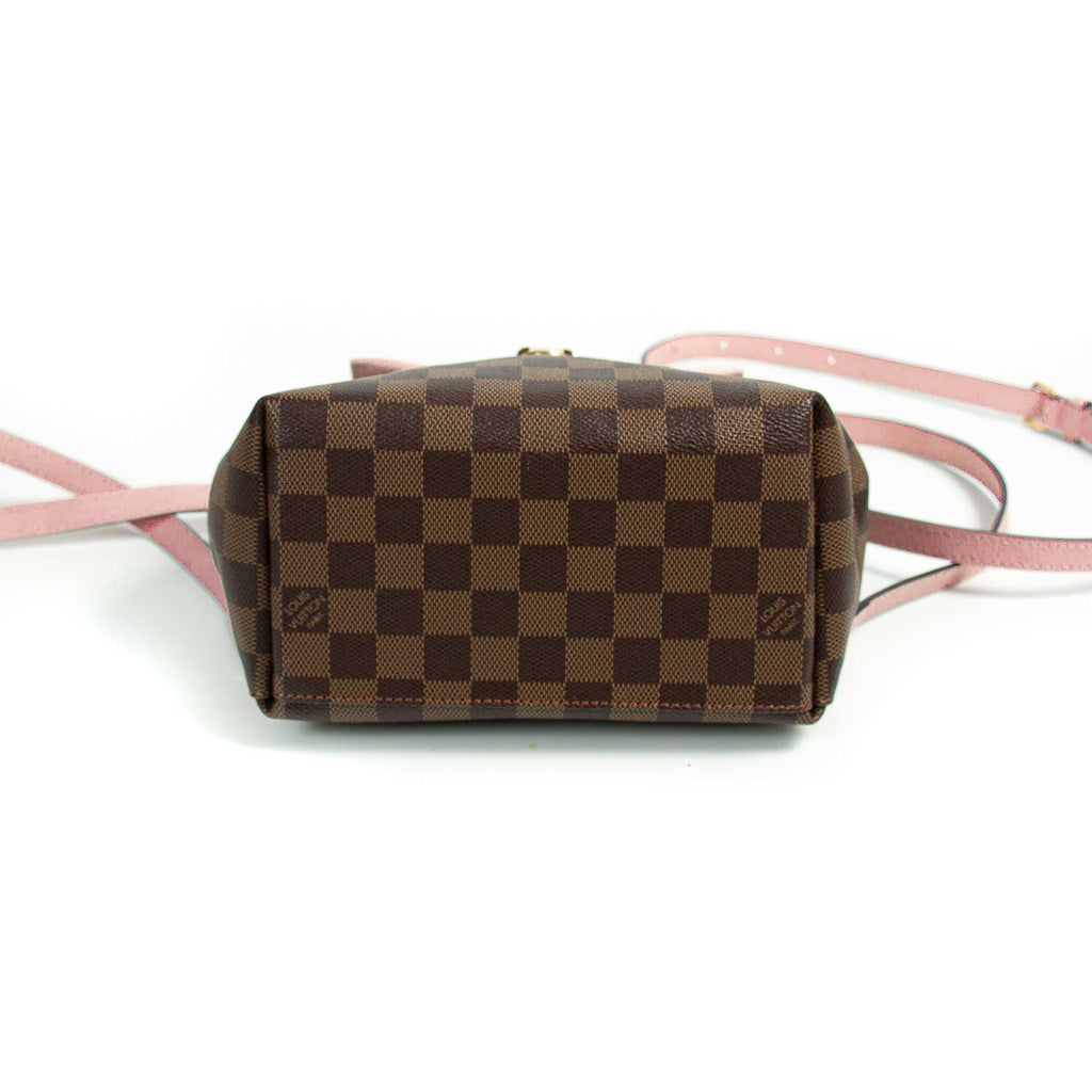 Louis Vuitton Pink Damier Ebene Clapton Backpack QJB2IO0TPB002