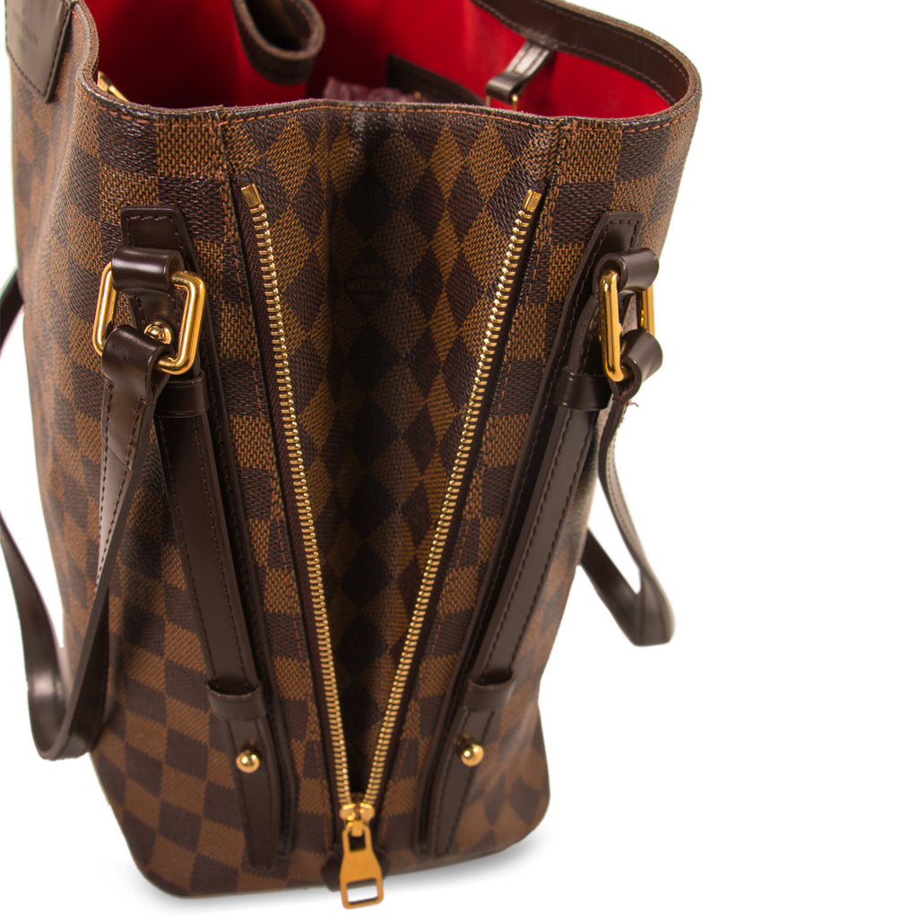 Louis Vuitton Cabas Rivington Damier Ebene Shoulder Bag