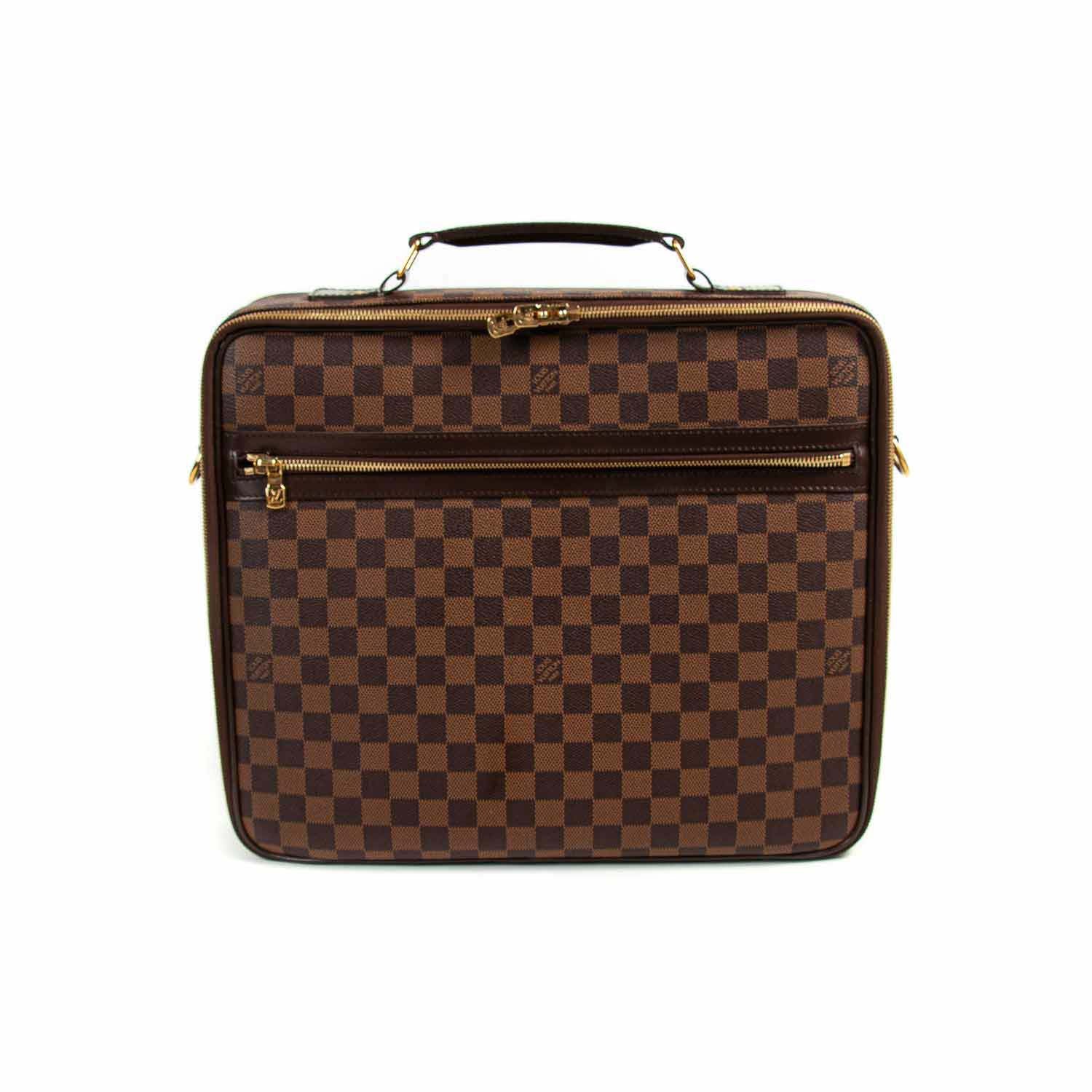 Louis Vuitton Damier Ebene SABANA Computer Case