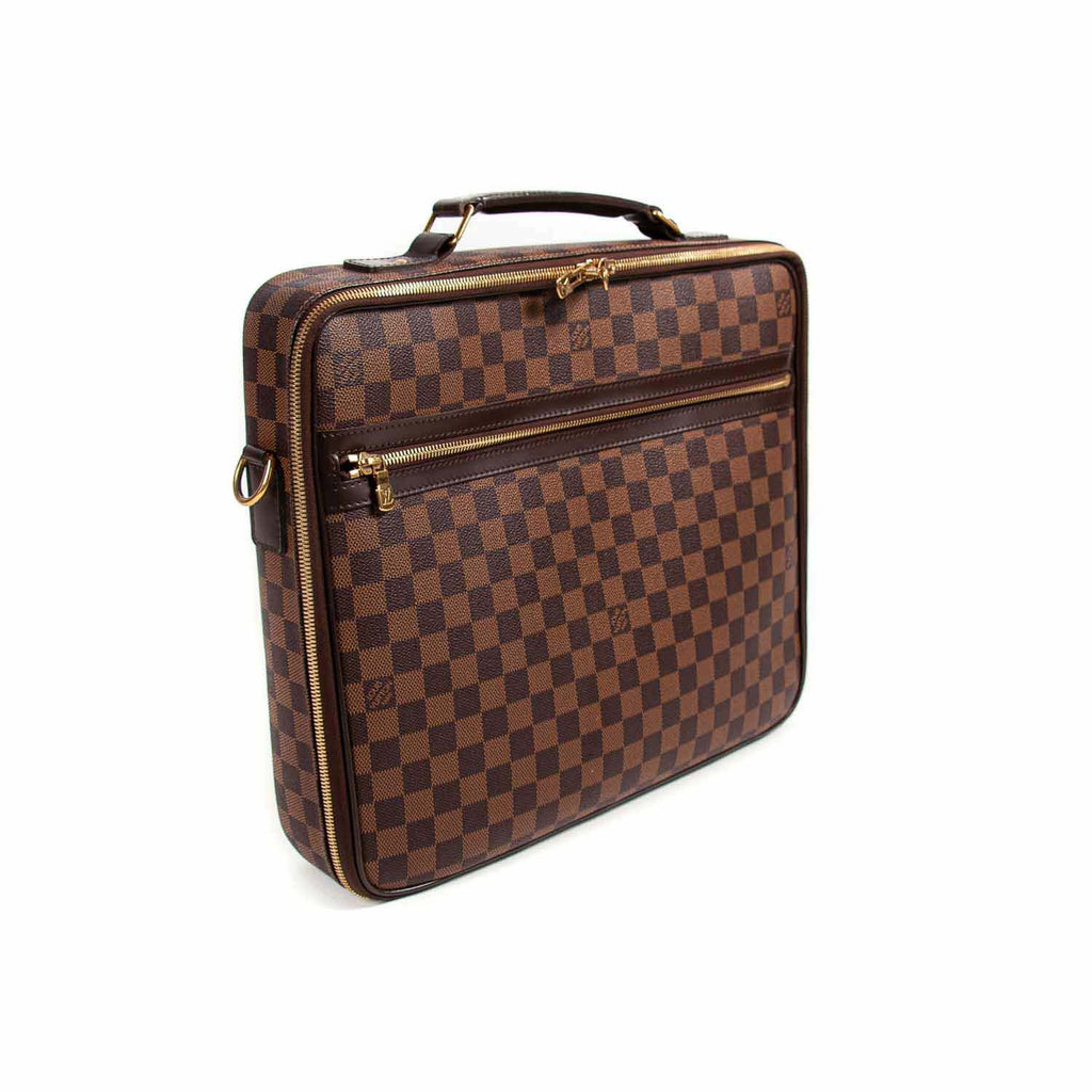 Louis Vuitton Damier Ebene Canvas Sabana Laptop Bag Louis Vuitton