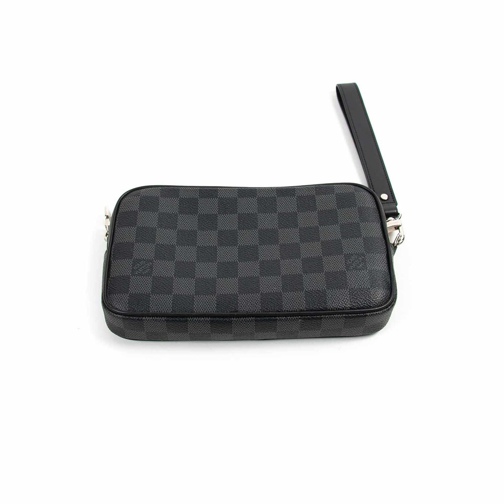 Louis Vuitton Alpha Clutch Limited Edition Damier Graphite Pixel - ShopStyle