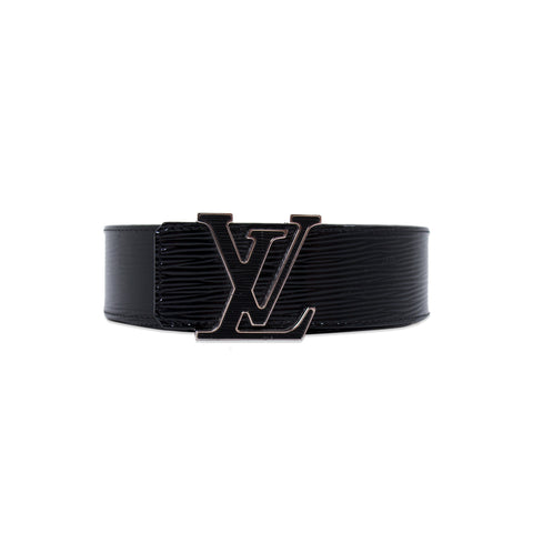 Louis Vuitton Belt Initiales Damier Azur Blue/White in Canvas with Brass -  US