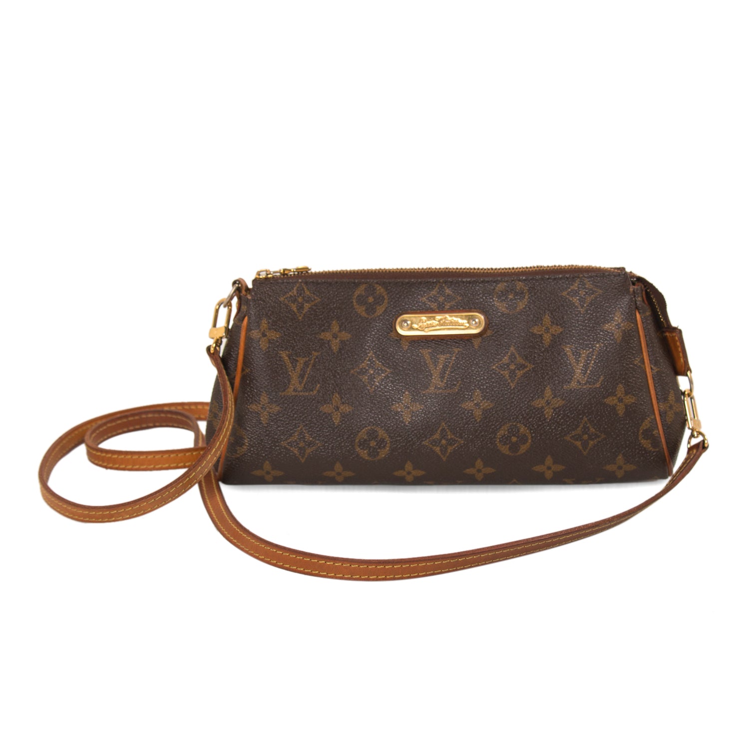 Louis Vuitton Monogram Eva Pochette - Brown Clutches, Handbags - LOU796256