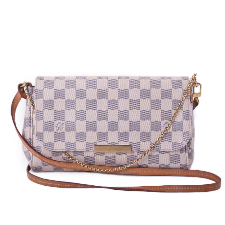 Louis Vuitton Damier Azur Favorite MM Bags Louis Vuitton - Shop authentic new pre-owned designer brands online at Re-Vogue