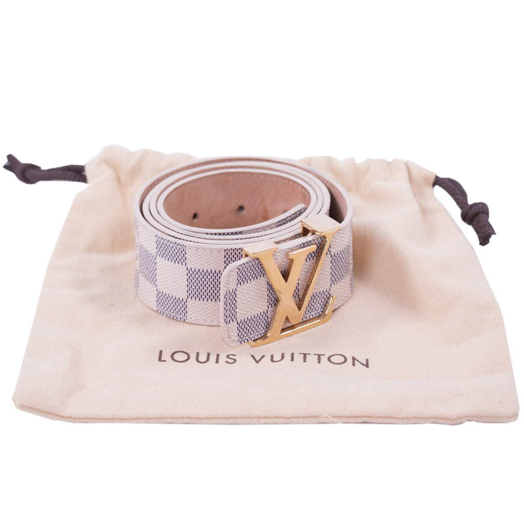 Louis Vuitton LV Initials 40 MM Damier Azur Belt ○ Labellov ○ Buy and Sell  Authentic Luxury