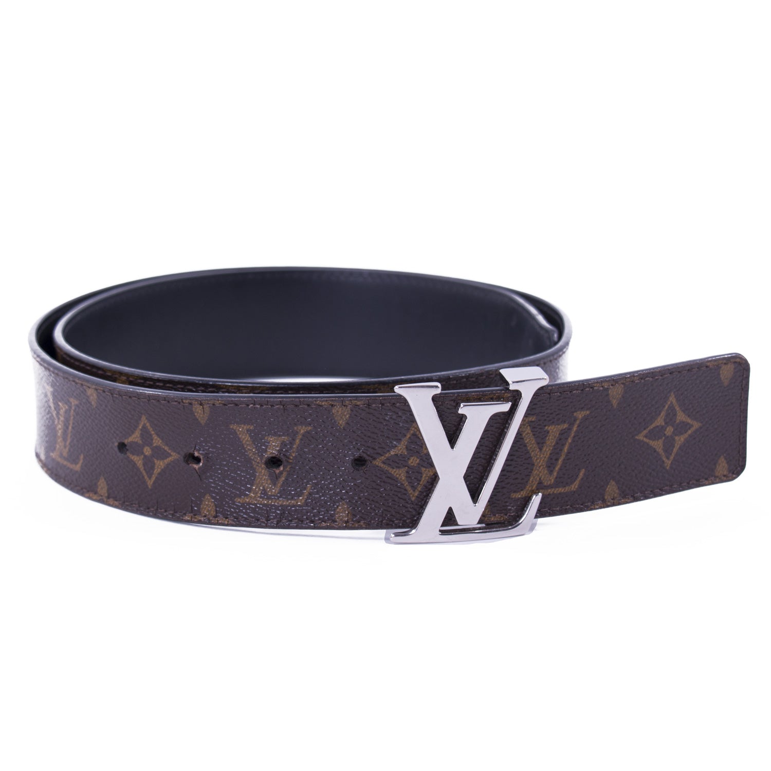 Shop authentic Louis Vuitton Monogram Reversible Initiales Belt at