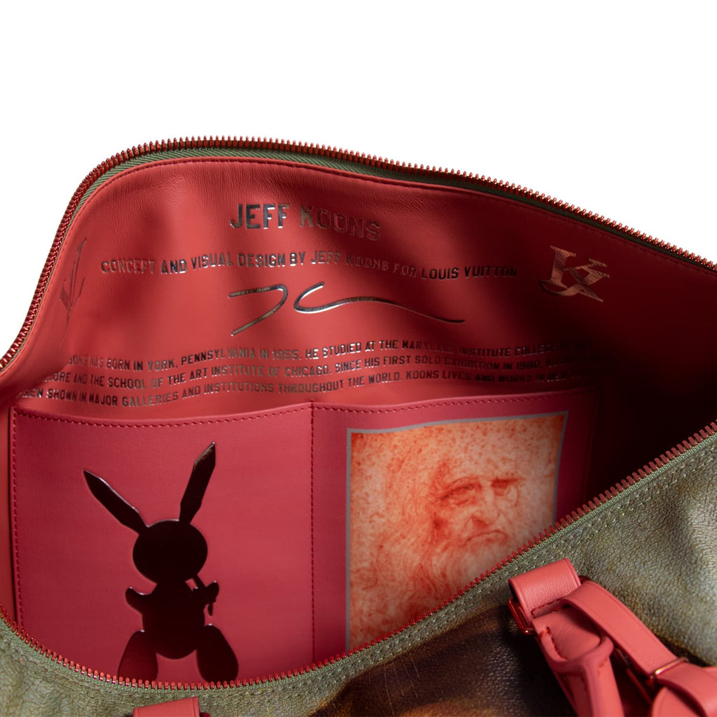 Louis Vuitton Limited Edition Coated Canvas Jeff Koons Van Gogh Keepall 50  Bandouliere Bag - Yoogi's Closet