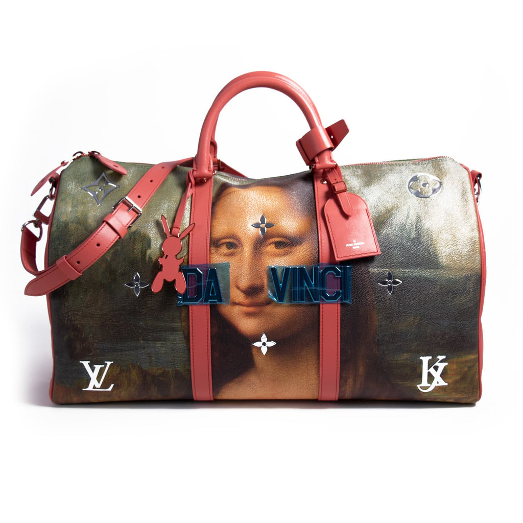 Shop authentic Louis Vuitton Jeff Koons Mona Lisa Keepall 50 at revogue for  just USD 3,900.00