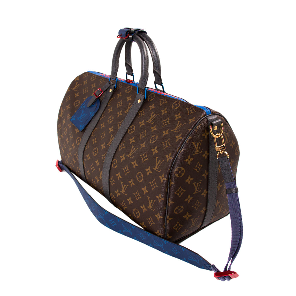 Shop authentic Louis Vuitton Keepall 45 Bandoulière Monogram Outdoor at  revogue for just USD 2,180.00