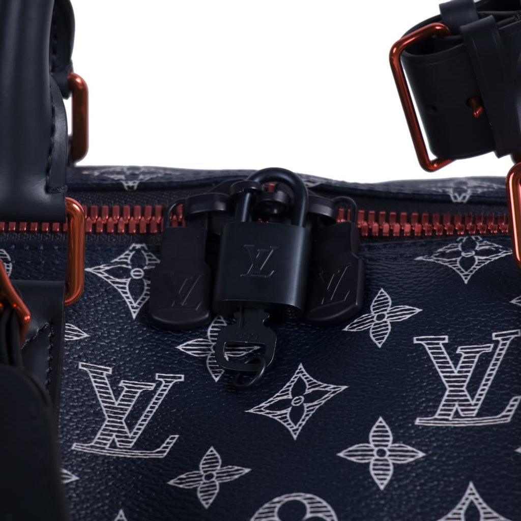 Louis Vuitton Keepall Bandouliere Bag Limited Edition Upside Down Monogram  Ink50 at 1stDibs