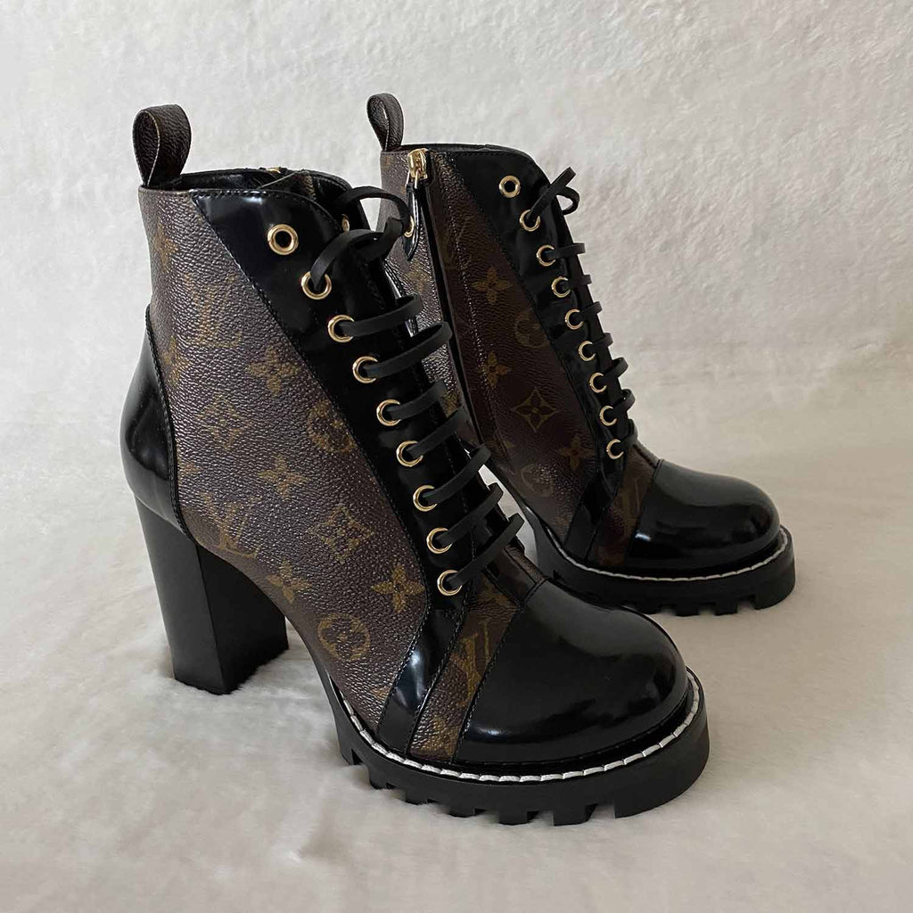 Louis Vuitton Star Trail Ankle Boot Cacao. Size 34.5