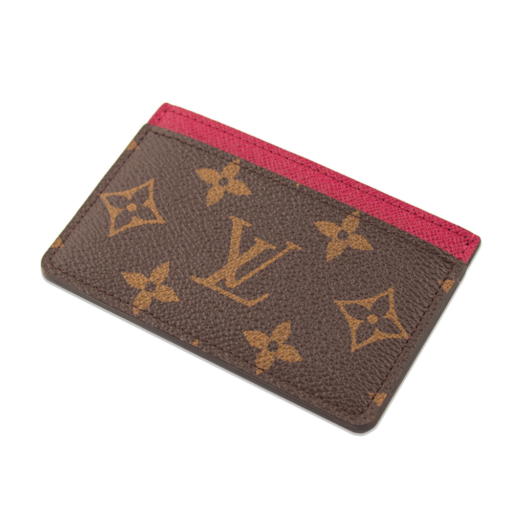  Louis Vuitton Women's Pre-Loved Card Holder, Monogram