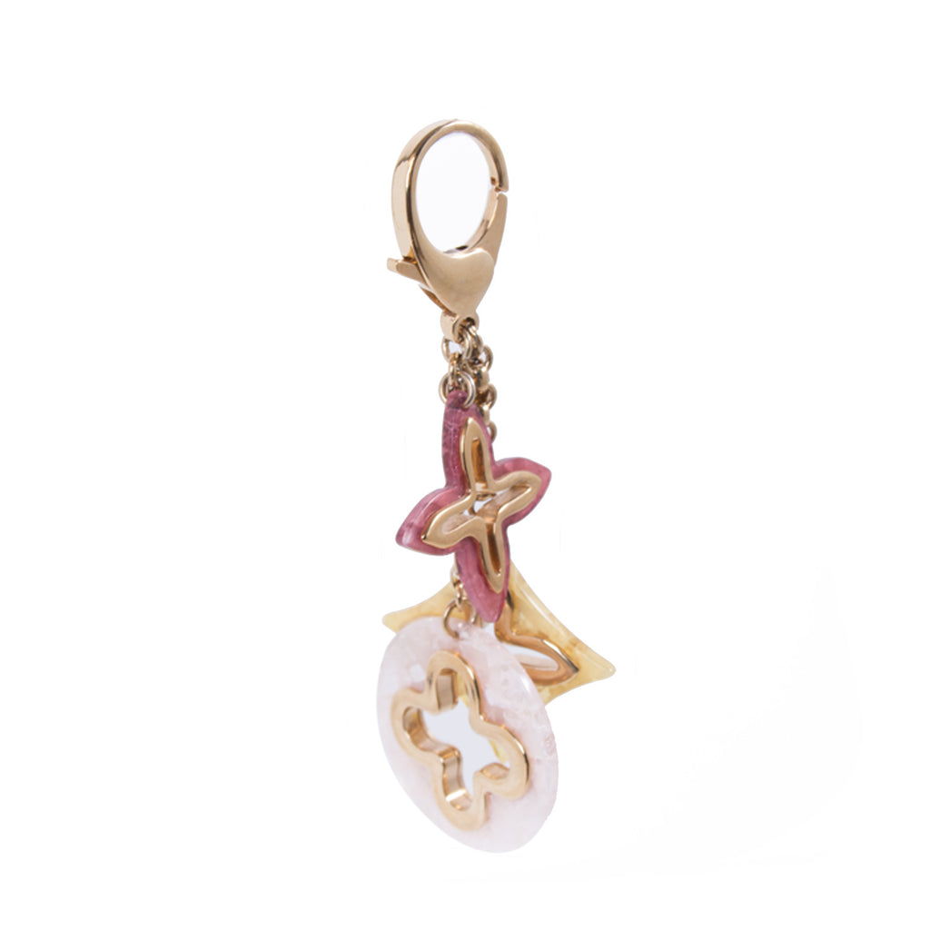 Louis Vuitton Insolence Bag Charm Pink White