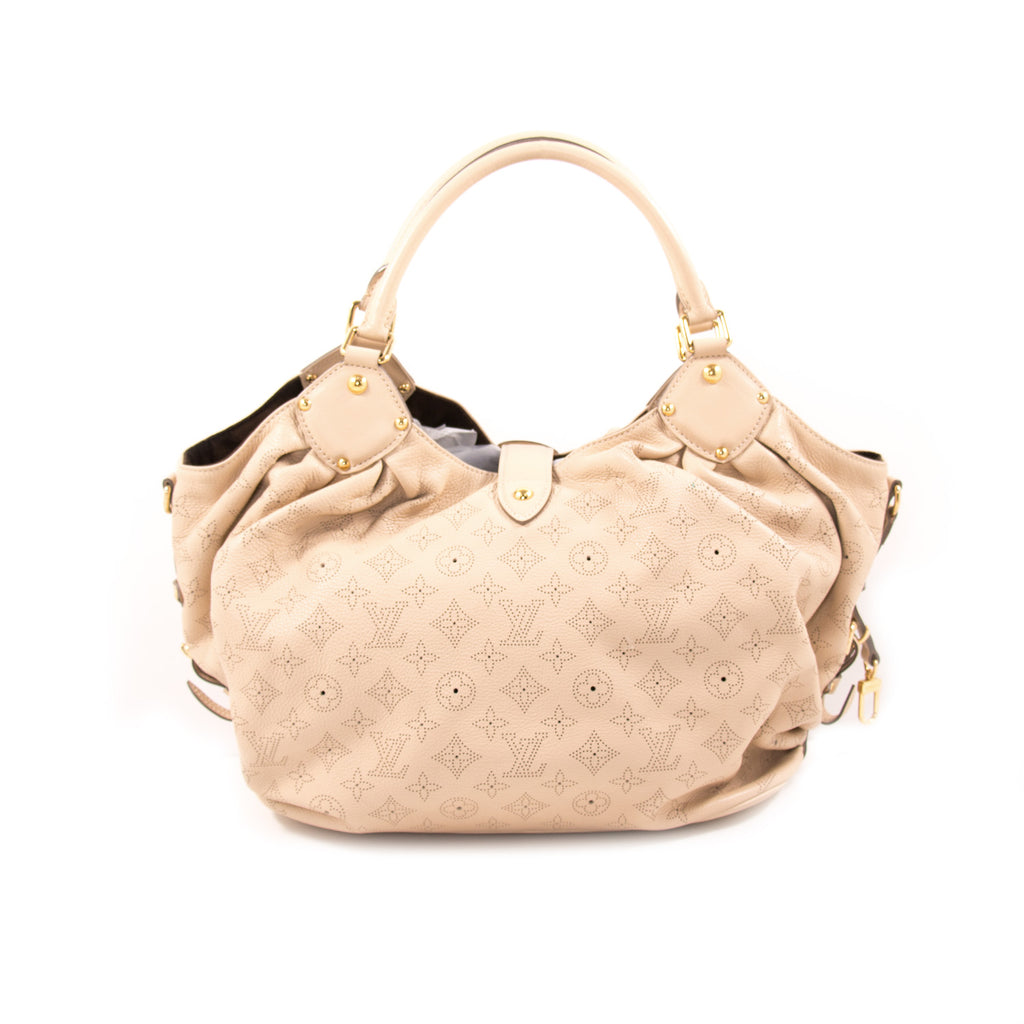 Louis Vuitton Mahina Beige Leather Perforated Monogram Large Hobo Bag ○  Labellov ○ Buy and Sell Authentic Luxury