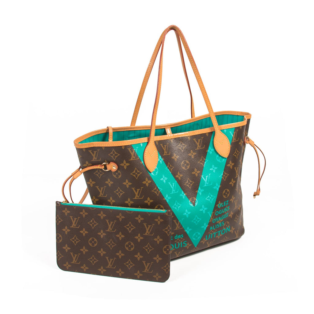 Louis Vuitton Monogram V Neverfull MM Bags Louis Vuitton - Shop authentic new pre-owned designer brands online at Re-Vogue