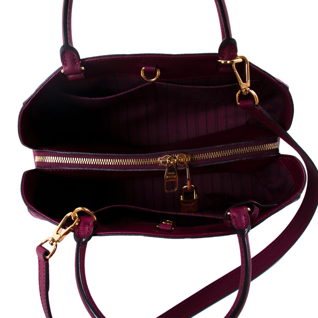Replica Louis Vuitton M41196 Montaigne MM Tote Bag Monogram Empreinte  Leather For Sale
