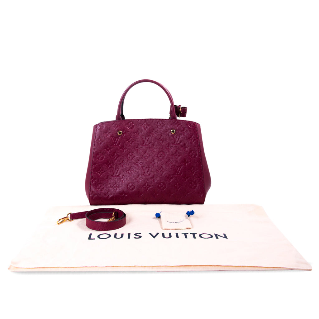 Louis Vuitton Montaigne MM Monogram Empreinte Bag