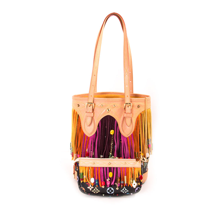 Louis Vuitton Multicolor Fringes Bucket Tote Bag Bags Louis Vuitton - Shop authentic new pre-owned designer brands online at Re-Vogue