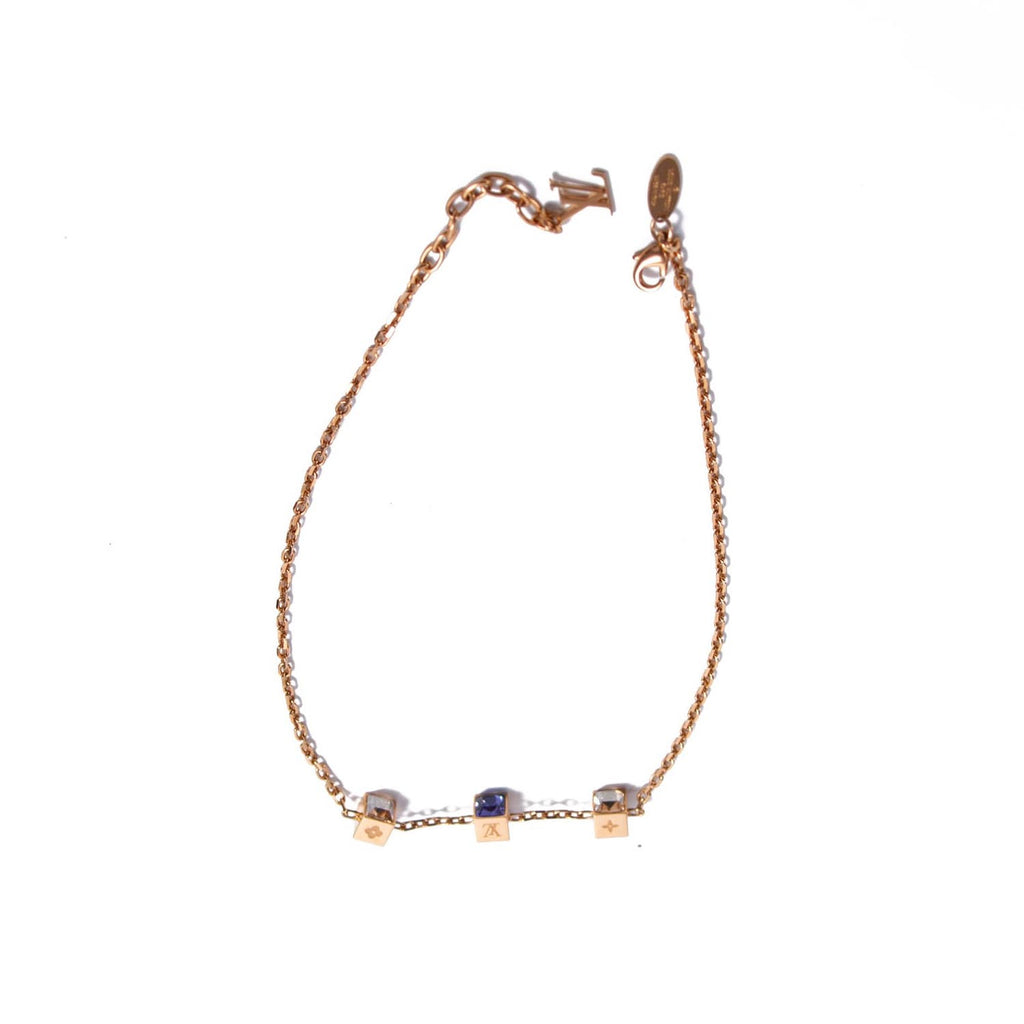 Louis Vuitton Crystal Gamble Necklace Accessories Louis Vuitton - Shop authentic new pre-owned designer brands online at Re-Vogue