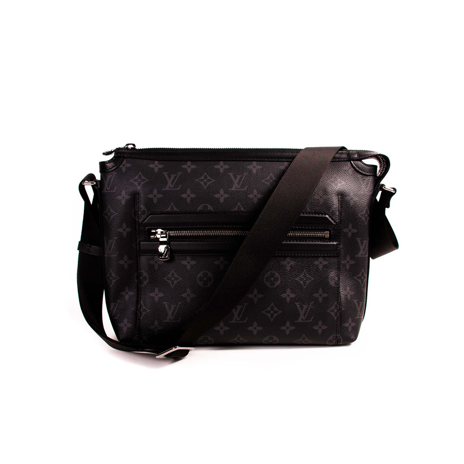 Louis Vuitton Danube Handbag Epi Leather and Monogram Eclipse Canvas PM