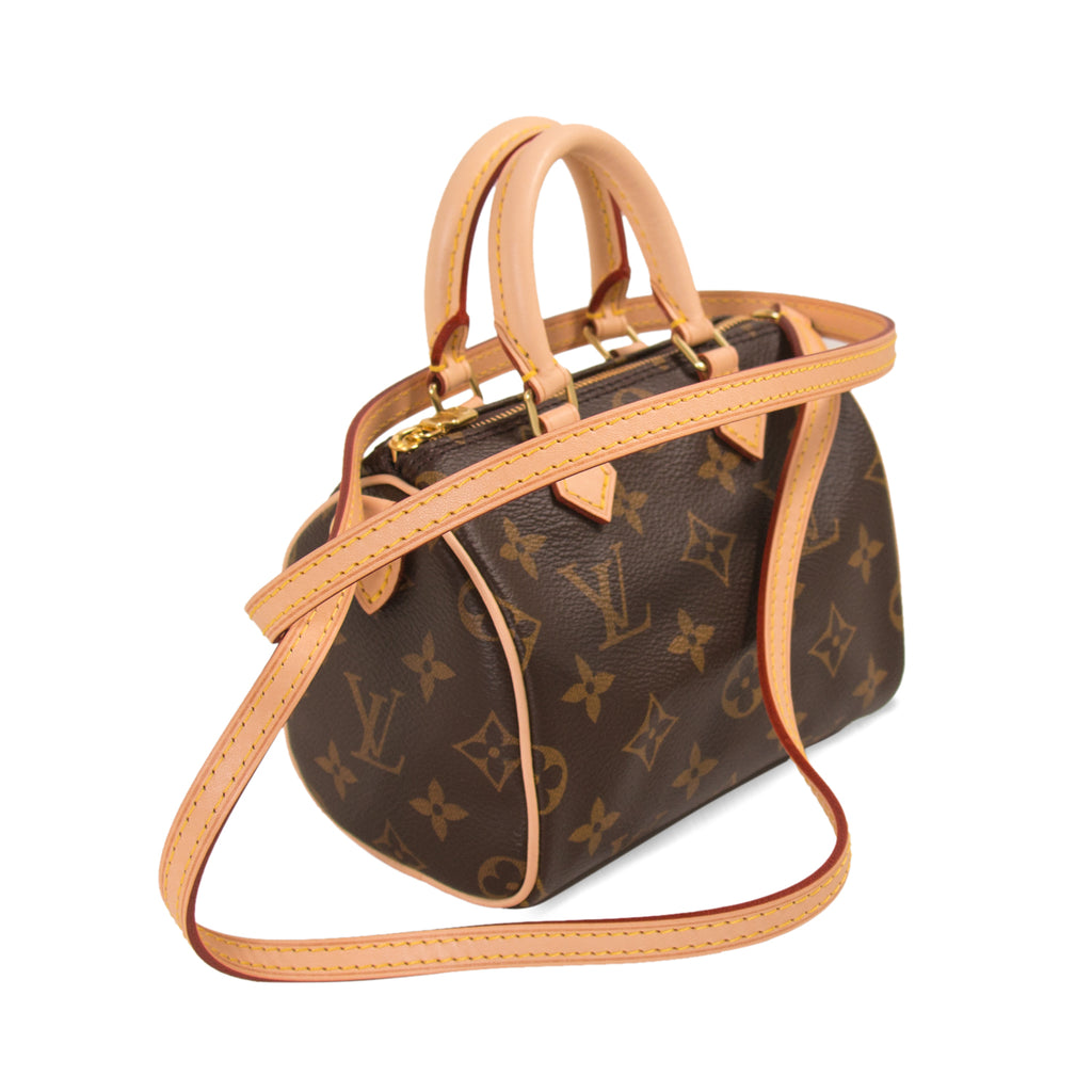 Louis Vuitton black Nano Speedy – AJW ARCHIVES