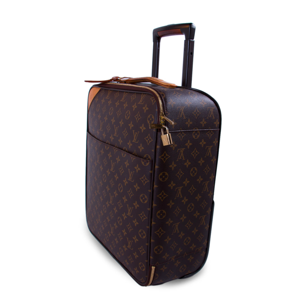 Louis Vuitton Brown Nylon Pegase 45 Suitcase Cover/Protector at