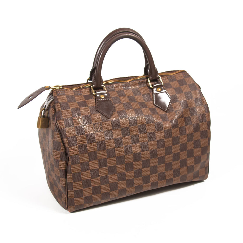 Louis Vuitton Speedy B 30, Damier Ebene, Preowned in Dustbag WA001 - Julia  Rose Boston