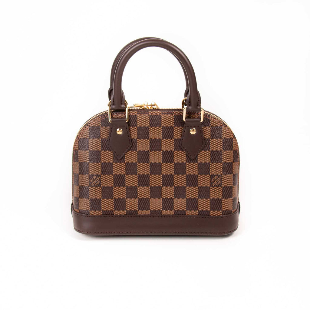 Shop authentic Louis Vuitton Damier Ebene Alma BB at revogue for