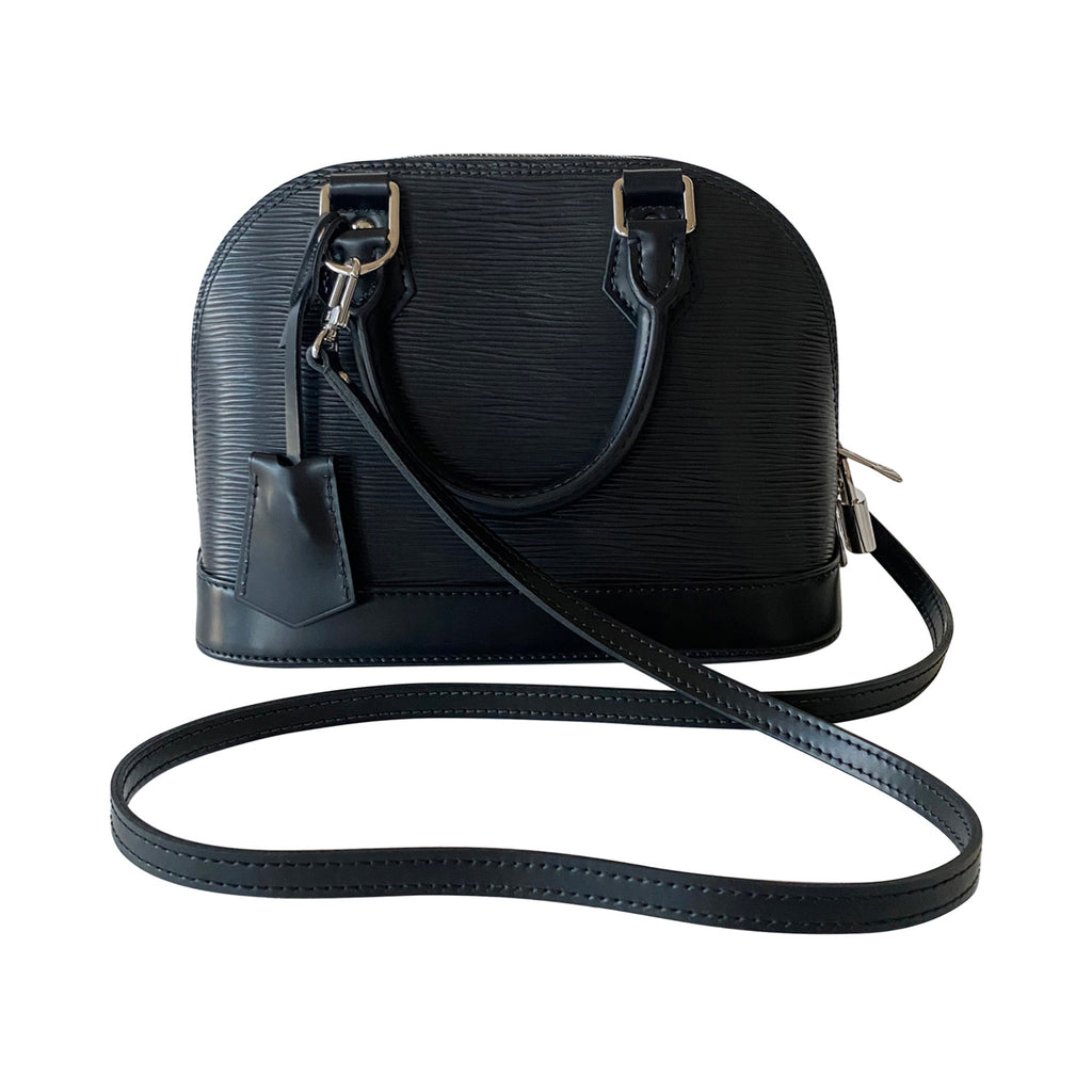 Louis Vuitton Alma Epi BB Noir in Leather with Silver-tone - US