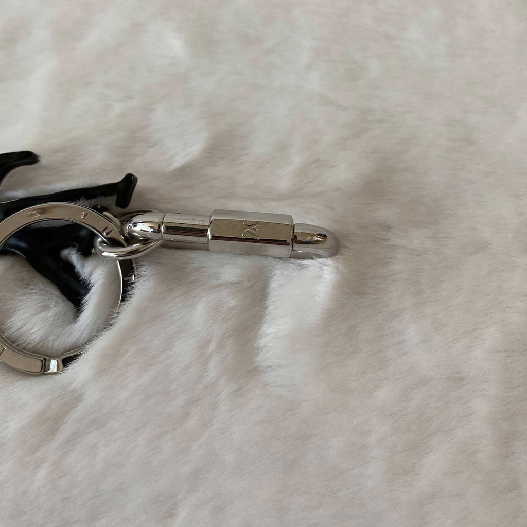 Louis Vuitton Monogram Eclipse Slim Dragonne Bag Charm & Key