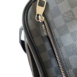 Louis Vuitton Damier Graphite Ambler Crossbody Chest Banana Bag