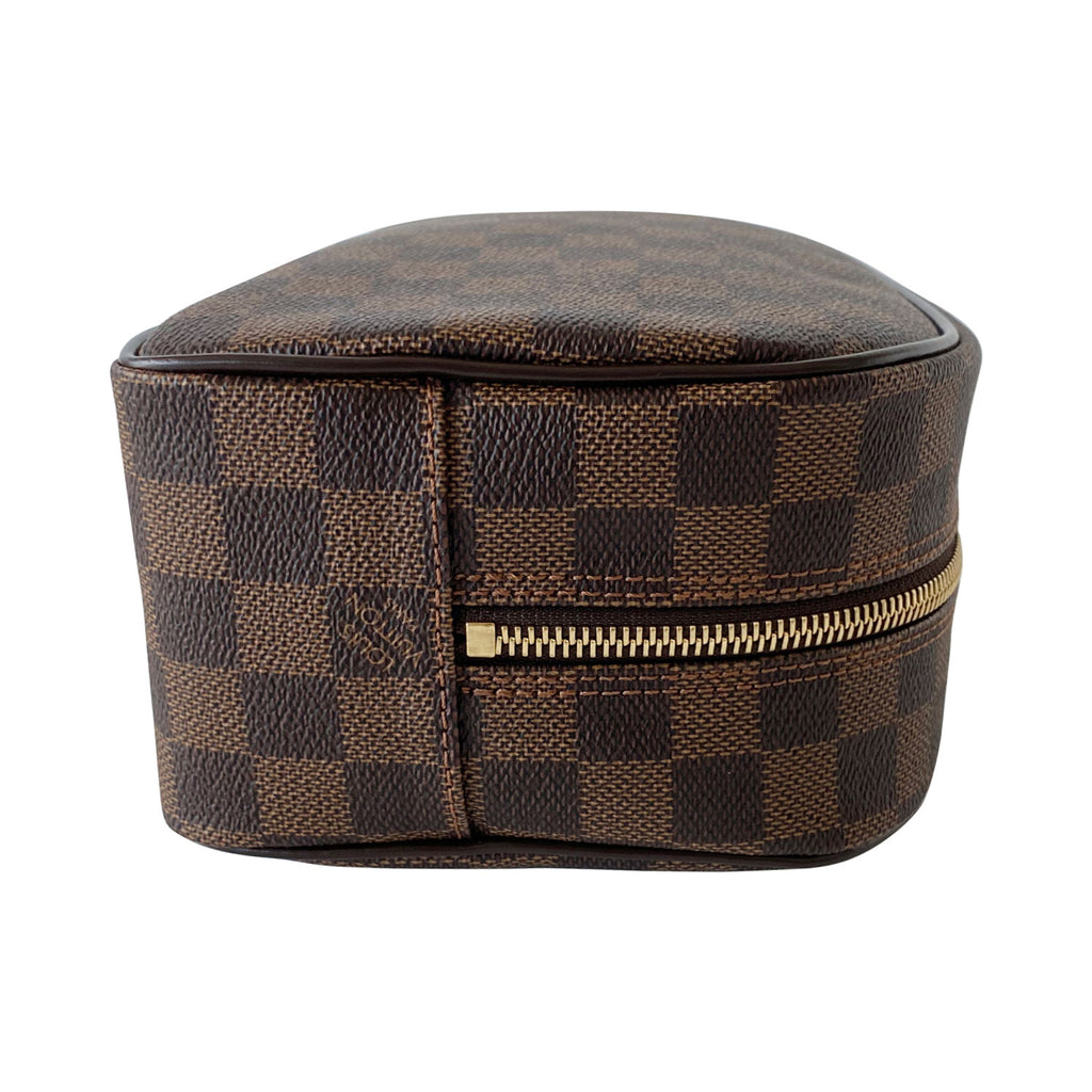 Louis-Vuitton Toiletry Travel￼ Make Up Bag Damier Geant Very Good condition