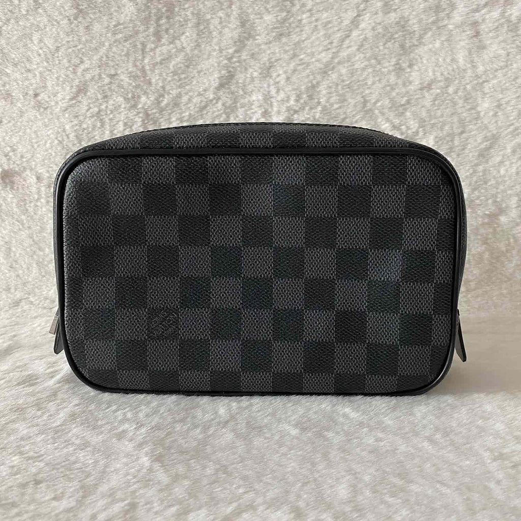 Toilet Pouch GM Damier Graphite Canvas - Men - Travel