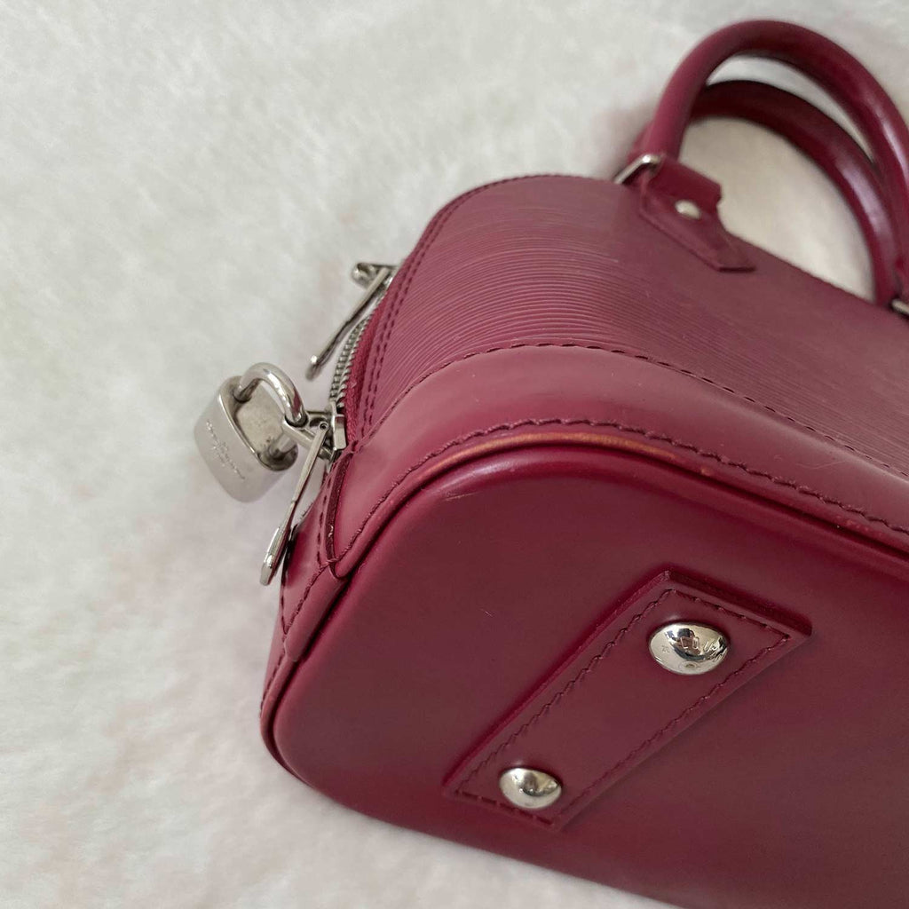 Louis Vuitton Epi Alma Bb Fuchsia 575212