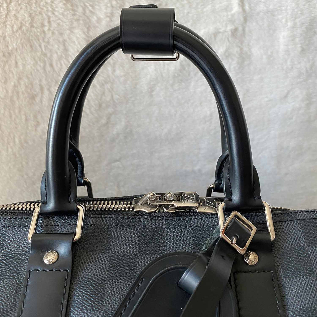 LOUIS VUITTON Damier Graphite Keepall Bandouliere 45 1238463