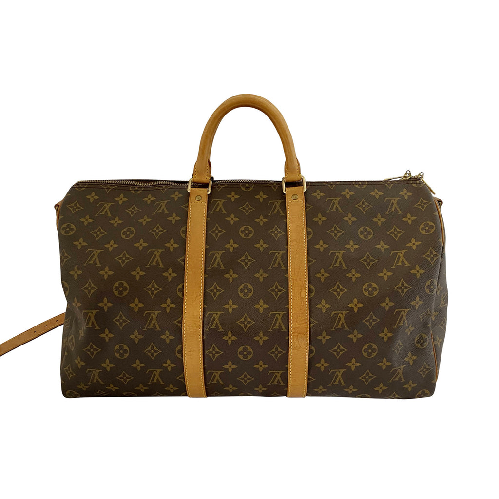 LOUIS VUITTON Monogram Keepall 50 Boston Bag VI 874 – LuxuryPromise