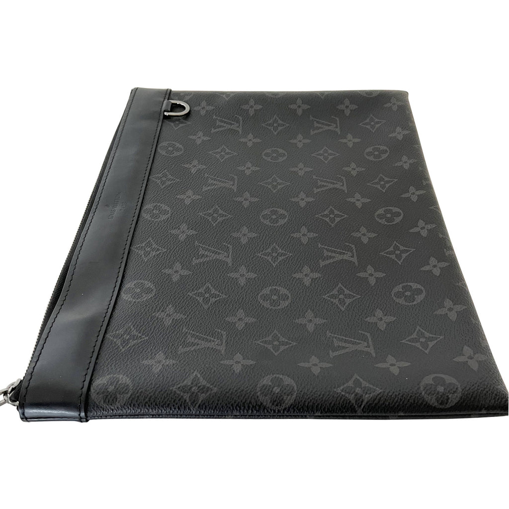 Louis Vuitton Mens Pochette Discovery Monogram Eclipse PM – Luxe Collective