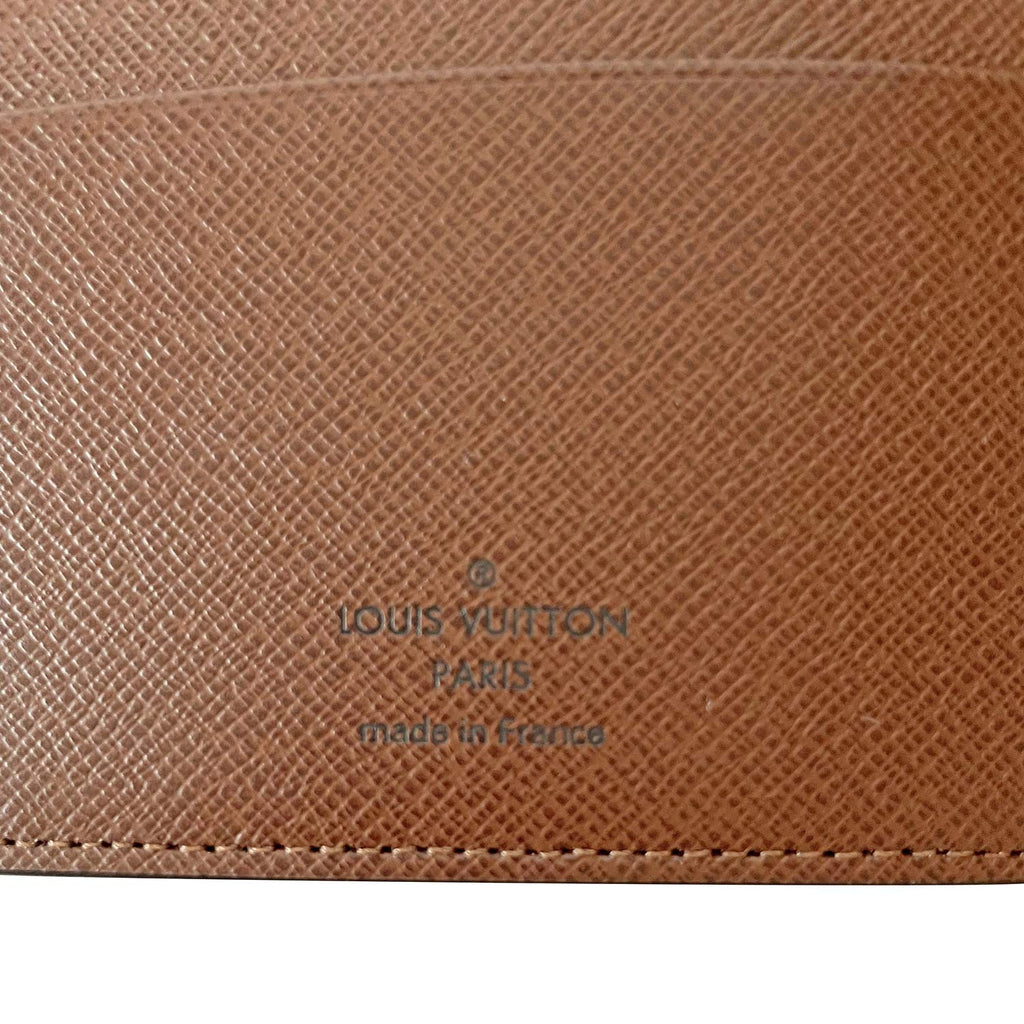 Louis Vuitton Brown Monogram Ring Medium Agenda Cover w/M.M Initials – The  Closet
